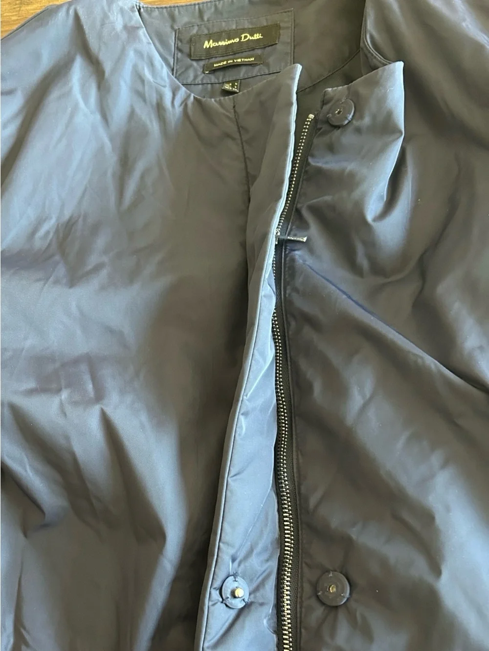 Massimo Dutti flare polyamide shell